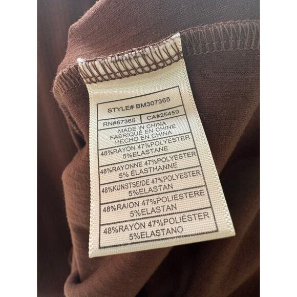 Steve Madden “Becca” chocolate brown tank mini dress size small. - Picture 9 of 9